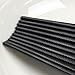 Suncha Black Glass Fiber High Polymer Material Snake Skin Alloy Chopsticks Set of 5 Pairs (10 pcs) …