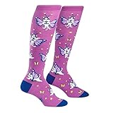 Sock It To Me Women's Knee High Funky Socks Pet Lovers,Catterfly,5-10