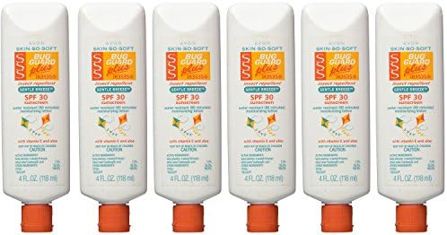 Avon SKIN-SO-SOFT Bug Guard PLUS, SPF 30 Gentle EoKIB Breeze, 4 Oz (6 Pack)