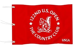 2but Standard Golf Flag USGA Golf Pin Flag Practic Putting Green Golf Flag For Backyard Garden Double-Sewn 600D Nylon Miniature Pin Flag with Grommets 20" L x 13" H Red