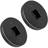 Sewer Cleanout Plug for 3" PVC Drain Pipe and Sewer Cleanout Cap Adapter - Plug Diameter 3.5 Inch - 2 Pcs