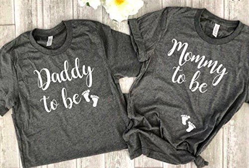 mommy daddy to be shirt expecting shirts pregnant tee new dad shirt pregnancy couples shirts