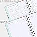 2020 Planner - Weekly & Monthly Planner with Tabs, Floral Cover with Twin-Wire Binding, 6.30