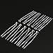 Pixnor 30pcs Bridal Clear Crystal Rhinestone Hair Pins Clips Decorative Wedding Flower for Women