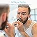 SUPRENT Nose & Ear Hair Trimmer, Wet/Dry Nose Hair Clipper for Businessmen with LED Light, Waterproof Stainless Steel Rotation Blade, 1 AA Battery-Include (Black)