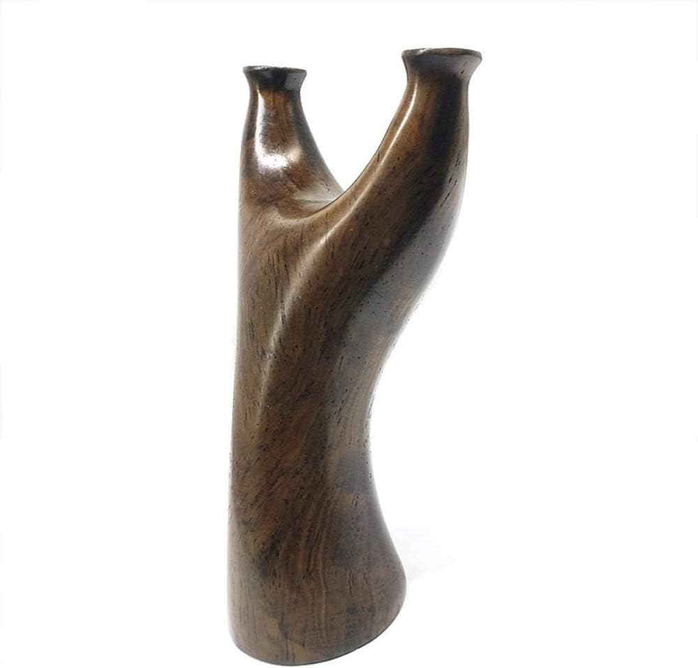 WDDZSD Ebony Wood Slingshot Wooden Wooden Logs Fat Flying Tiger Recurve Flying Tiger Fork Wood Flat Leather