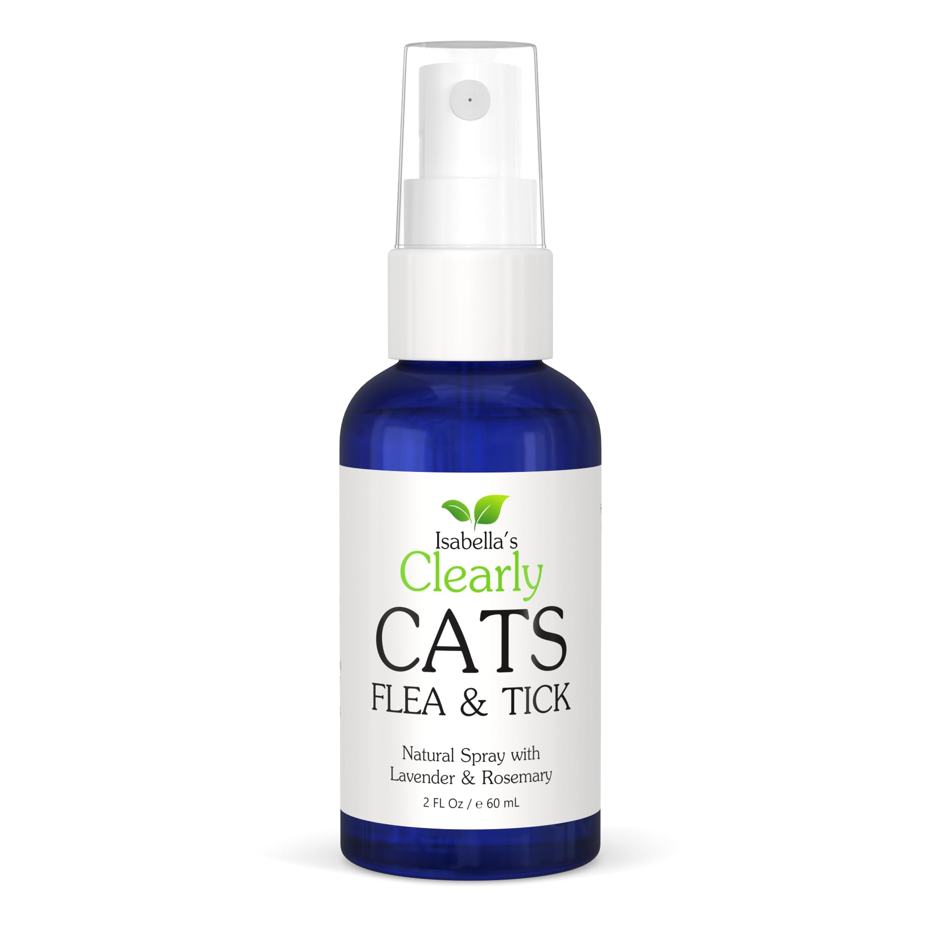 Isabella's Clearly CATS, Natural Flea and Tick Repellent | Non Toxic Formula of Lavender and Rosemary | Keeps Bugs Away Naturally with a Topical Spray for Cats | Smells Great