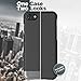 Encased iPhone SE Belt Clip Case (2020/2022) Thin Armor Grip Cover with Holster (Matte Black)