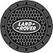 Auto sport 2.75 Inch Diameter Oval Tough Car Logo Vehicle Travel Auto Cup Holder Insert Coaster Can 2 Pcs Pack (Land Rover)