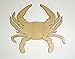 Wallstickers4you Deovtsl Crab Shape Cut Outs Unfinished Wood Mini Crabs 2.75