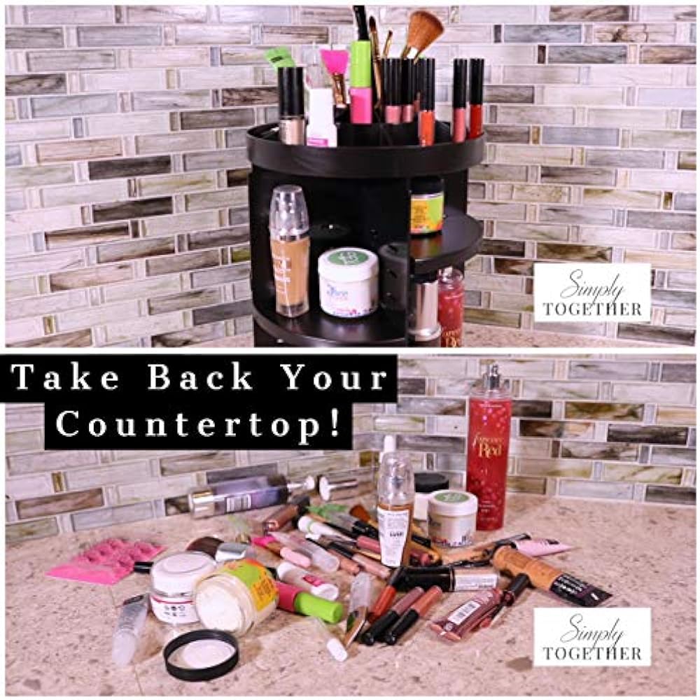 360 Storage Organization Degree Rotating Makeup Organizer