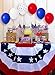 129PCS 4th/Fourth of July Decorations Balloon Garland Arch Kit - Red White Blue Patriotic Party Memorial Day Outdoor Indoor Birthday Decor