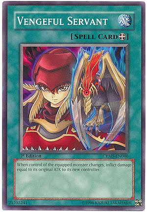 Yu-Gi-Oh! - Vengeful Servant (CRMS-EN046) - Crimson Crisis - 1st Edition - Common
