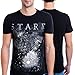 HBO'S Game of Thrones Men's Winter Is Coming Stark T-Shirt, Black, X-Large