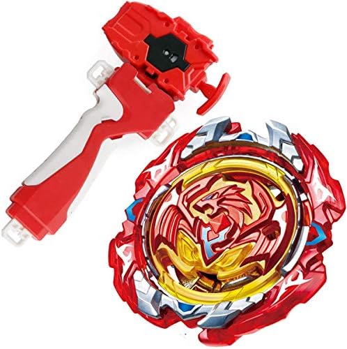 String Launcher Grip Bey Burst Blade Evolution Bey Battle Booster Starter Gyro Bay Battle Set Kits B-117 Revive Phoenix.10.FR Game Toy Bey Set Battling Top Funny Novelty Spinning Toys Gift for Boys
