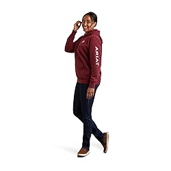 Ariat Female Ariat Logo Hoodie Zinfandel XX-Large