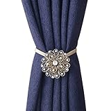 YING CHIC YYC 1Pair Flower Magnetic Curtain Tieback