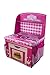 Kid's Fun Pink Happy Kitchen Storage Box and Toy Organizer