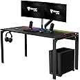 Secretlab Magnus Metal Desk | Ergonomic Gaming Desk with Magnetic Ecosystem | in-Built Cable Management Tray | Ultra-Durable| Black Magnetic Leatherette Desk Mat | 5-Year Warranty