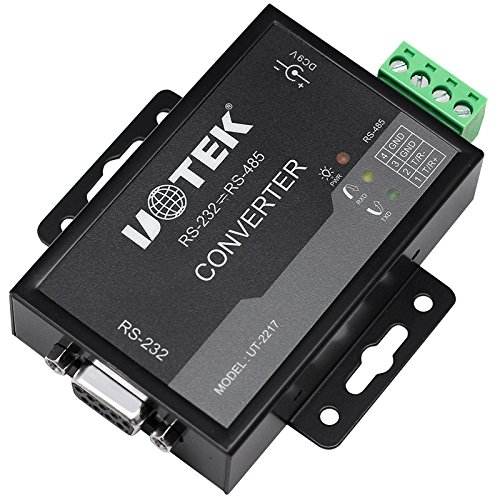 Utek ut-2217 external-powered rs-232 to rs-485 wall-mou…