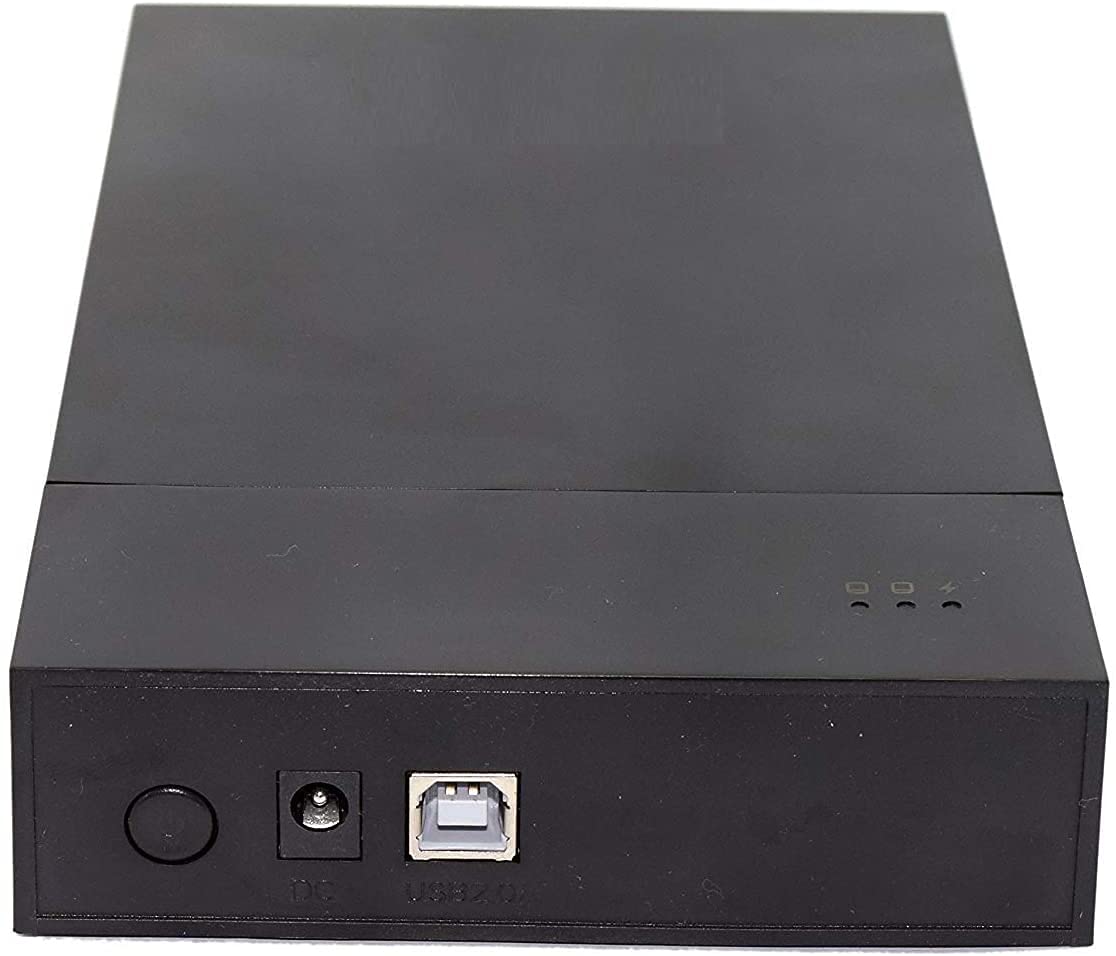 Jihaan 2 in 1 External Hard Drive Casing for 2.5" & 3.5" Sata Hard Drives Dual 2.5 inch and 3.5