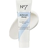 No7 Airbrush Away Pore Minimizing Facial Primer - Lightweight, Matte Primer & Pore Minimizer for Face - Makeup for Oily Skin (30ml)
