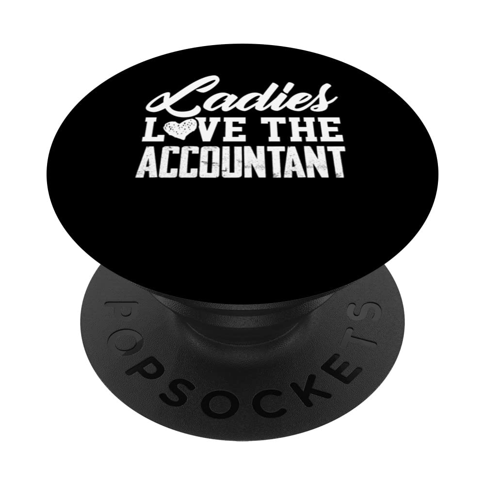 Women Love Accountant Controller CPA Bookkeeper Funny Cute PopSockets Swappable PopGrip