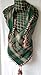 Olive Green Pink Arab Shemagh Head Scarf Unisex Neck Wrap Cottton Authentic