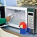 Microwave Cleaner Angry Mama Microwave Oven Steam Cleaners Easily Cleans the Crud in Minutes Disinfects With Vinegar and Water for Home or Office Kitchens-Random Color (1 Pieces)