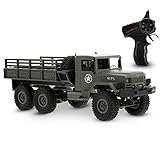 Goolsky WPL B-16 1/16 2.4G 2CH 6WD Military Truck RC Off-road Crawler Army Car Electric Vehicle With Light RTR Children Gift Kids Toy
