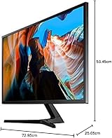 Samsung U32J590 32" 4K UHD LED Flat Computer Monitor 4ms VA Panel Black view 14