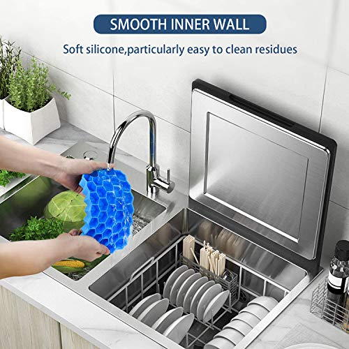 ISKM 74-Fach Eiswürfelform 2er Pack Eiswürfelformen Silikon Eiswuerfel Mit Deckel Ice Tray Ice Cube Kühl Aufbewahren… – Bild 7