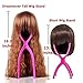 Dreamlover Wig Holder, Multiple Tall Wig Stands for Long Wigs, Hot Pink, 3 Pack