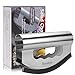 Salad Chopper Rocker Knife with Double Blade Protective Covers - Stainless Steel Mincing Knife - Multipurpose Premium Chef Mezzaluna Salad Chopper for Home and Restaurant