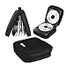 Simboom CD Wallet Case, 32 Capacity Polyester CD/DVD Holder Organizer for Car (Black)