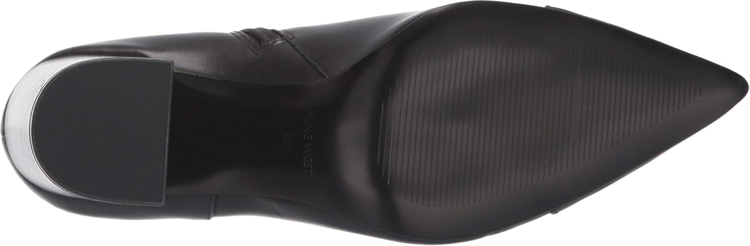 nine west ranfield leather cap toe bootie