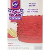 Wilton 710-2304 W7102-04 Decorator Preferred Fondant 24oz, 24 ounce, Red