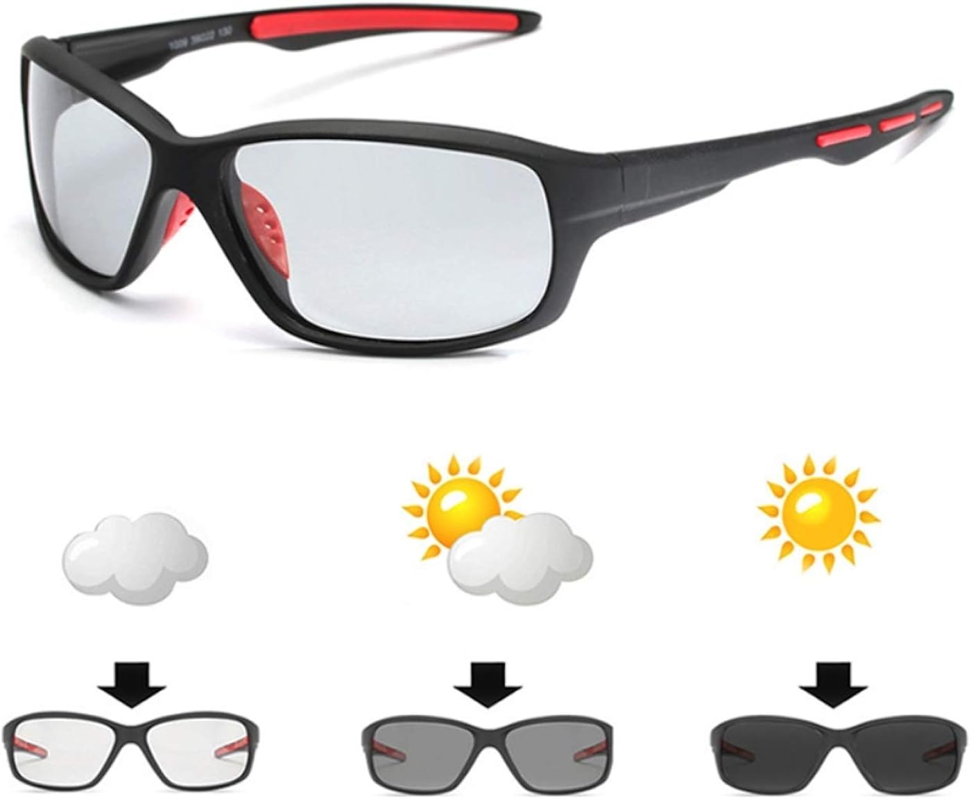 sunglasses restorer Gafas de Ciclismo Fotocromáticas Polarizadas Ezcaray, Gafas para Hombre y Mujer Ligeras, Flexibles y Cómodas.