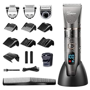 Hatteker-Beard-Trimmer-Hair-Clipper-Professional-Cordless-Clippers-Hair-Trimmer-Shaver-Detail-Trimmer-Hair-Cutting-Kit-for-Men-Waterproof Hatteker Professional Hair Clipper Cordless Clippers Hair Trimmer Beard Trimmer Shaver Detail Trimmer Hair Cutting Kit…