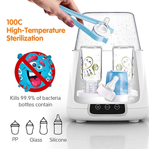 image for TBI Pro 【NEW 2020】 5-IN-1 Baby Bottle Warmer and Sterilizer with T