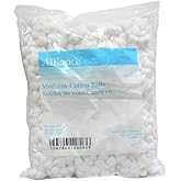 Cotton Balls Non-Sterile by REDMed, Highly Absorbent, 100% Real Cotton. Medium Size 2000/Pack, 12000/Case. Large Size 1000/Pa