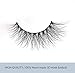 3D Mink Fur Hand-made Dramatic Thick Crisscross Siberian Mink False Eyelashes for Makeup Deluxe Black Fluffy Long Soft Reusable + Useful Lashes Clip (3D51)