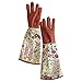 Leather Rose Pruning Gardening Gloves Puncture Resistant Yard Work Gloves Thorn Proof Garden Gloves for Blackberry Plants Rose Bush For Unisex Men & Women Gardener (#A)