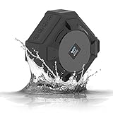 Bluetooth Speakers, Dreamlevel Portable IP65 Waterproof Wireless Outdoor Speakers NFC Compatibility with Built-in Microphone for Sport, Black