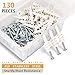 VIGRUE Plastic Self Drilling Drywall Anchors with Screws Kit, 130pcs Hallow Wall Anchors Set