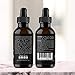 Beard Oil Growth for Men - 100% Natural Beard Softener Conditioner Beard Care Grow Premium Leave In Moisturizer Balm with Jojoba Argan Essential Oil Softens & Strengthens Beards Mustaches 1 oz