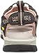 KEEN Women's Whisper Closed Toe Sport Sandals, Raven/Rose Dawn, 9