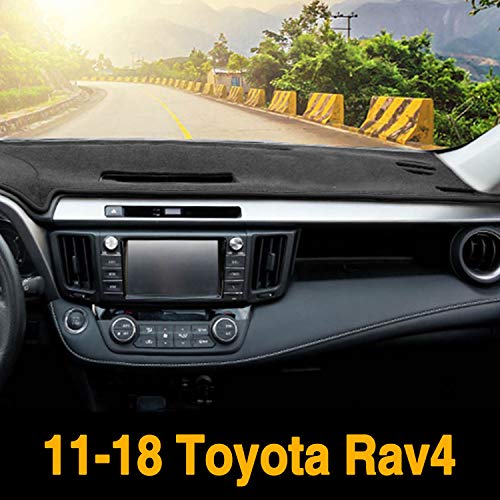 Autoxrun Dashboard Mat Sun Cover Pad Dash Mat Fits 2014-2018 Toyota Rav4