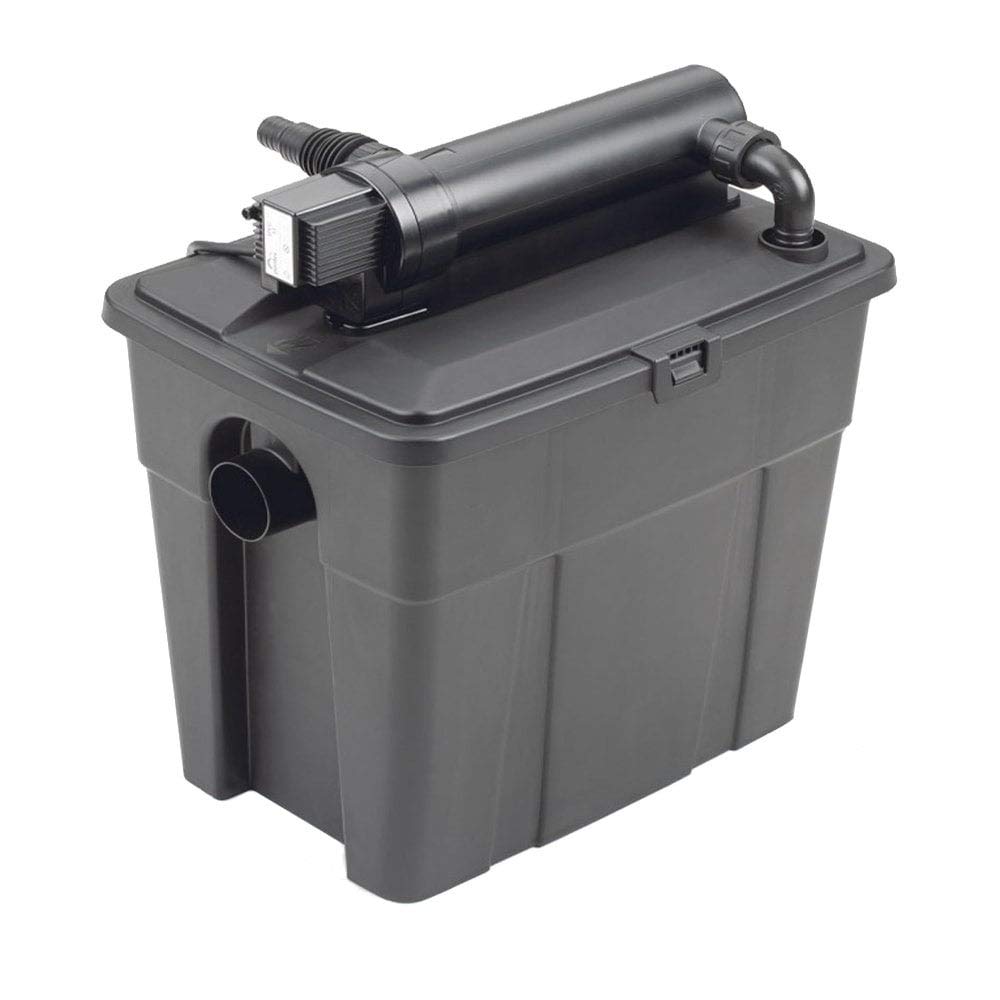 Pontec MultiClear 5000 - Pond Filter With UV Light and Compact, Low-Maintenance Design - Filters Debris and Algae for Clear, Healthy Water - For Ponds Up to 5,000 Litres