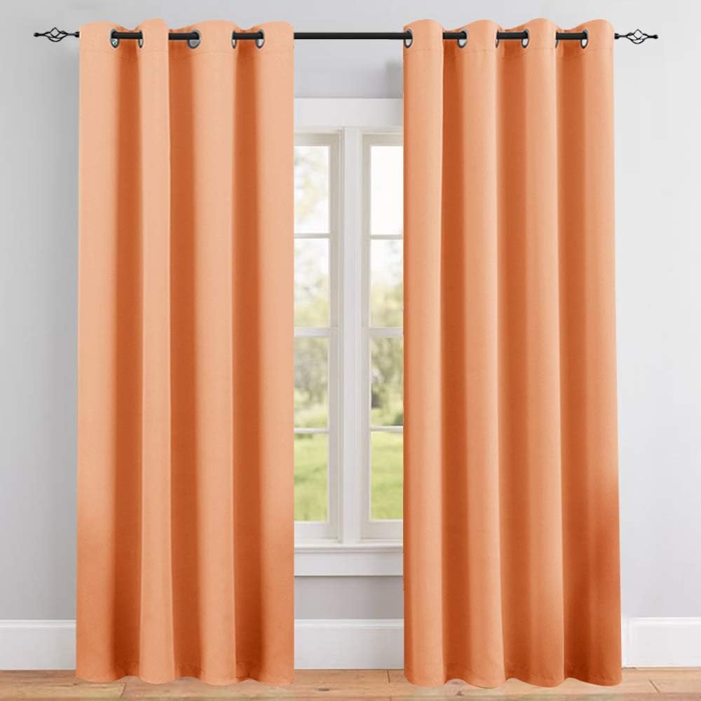 Amazon Com Vangao Room Darkening Curtain 95 Inches Length Window